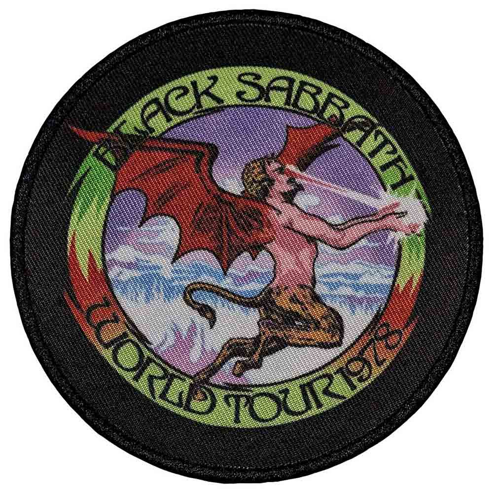 BLACK SABBATH ブラックサバス (OZZY OSBOURNE 追悼 ) - World Tour 1978 / ワッペン - PGS